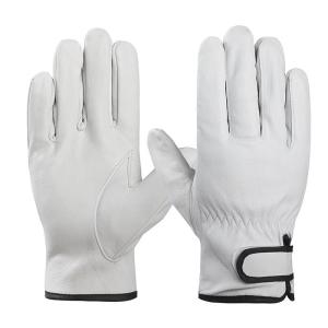Wholesale split leather working gloves: Wholesale Goatskin/Sheepskin/Cow Leather Working Gloves Gloves Safety Gloves Personal Protective Equ