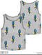 Wholesale All Over Print Sleeveless Infant T-shirt Baby Wholesale