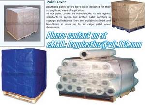 Wholesale pallet cover: Pallet Cover Bag, Dust Sheet, Wide Width Gusseted Roll