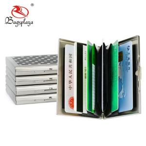 Wholesale Business Card Holder: China Supplier Colorful Leather Aluminum Card Holder