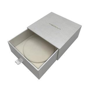 Wholesale bangles: Custom Logo Silver Fancy Paper Bangle Bracelet Box