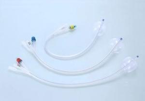 Wholesale latex foley catheters: 2/3 Way Silicone Medical Foley Catheter NO 16 25-40cm Length for Urology Department