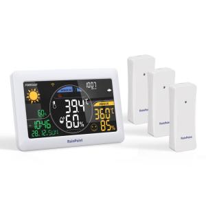Wholesale air temperature sensor: Wireless Weather Forecast Temperature Air Pressure Humidity Weather Station with 3 Outdoor Sensors