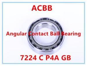Wholesale Angular Contact Ball Bearing: 7224 C P4A GB Angular Contact Ball Bearing High Speed