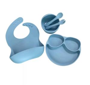 Bpa Free Silicone Baby Feeding Sets 4 Pieces