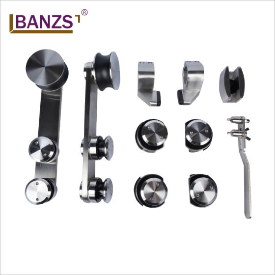 Banzs Heavy Duty Noiseless Stainless Steel 304 Big Bathroom Rollers Sliding Door System