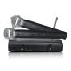 Cheap Dual VHF Wireless Microphone MV-58 Professional Dynamic Microphone  for Home Theater Speaker