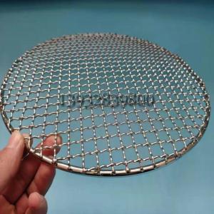 Wholesale barbecue grill: Stainless Steel Wire Woven Square Hole Opening Crimped Wire Mesh Barbecue Grill BBQ Grilling