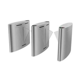 Wholesale turnstile: EU Automatic Flap Barrier Turnstile Stainless Steel 304 QR Code Reader CE Approved