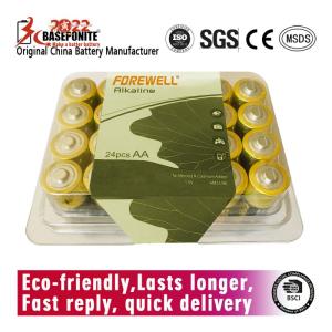 Wholesale double aa: Forewell AA Alkaline Batteries, Max Double A Battery LR6 1.5V Alkaline Battery, 24 Count in Tray Box