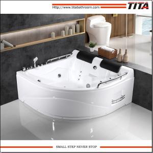 Double Person Sector Acrylic Whirlpool Bathtub TMB007