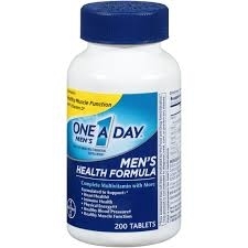 One A Day Mens Multivitamin, Supplement with Vitamins A, C, E, B1, B2 ...