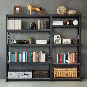 Wholesale rack: Bolt-less Multi Use Storage Open Display Wooden Shelf Metal Book Rack Home Living Room Furniture