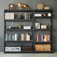 Bolt-less Multi Use Storage Open Display Wooden Shelf Metal Book Rack Home Living Room Furniture