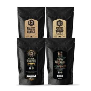 Wholesale white tea: Specialty Coffee Combo Pack - Peaberry, Arabica, Fine Robusta and Premium Blend (250gm/Pack).