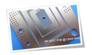 Wholesale white board: Taconic RF-35TC High Frequency PCB Board 20mil 30mil Thickness