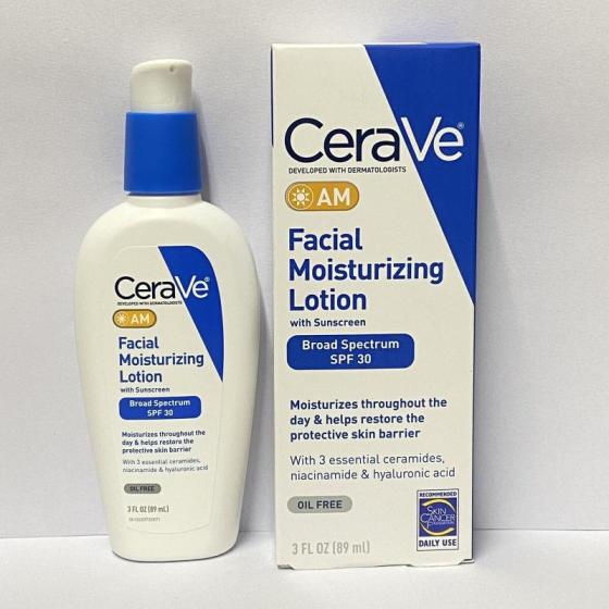 Ceravered AM Facial Moisturizing Lotion SPF 30-Oil Free Face ...