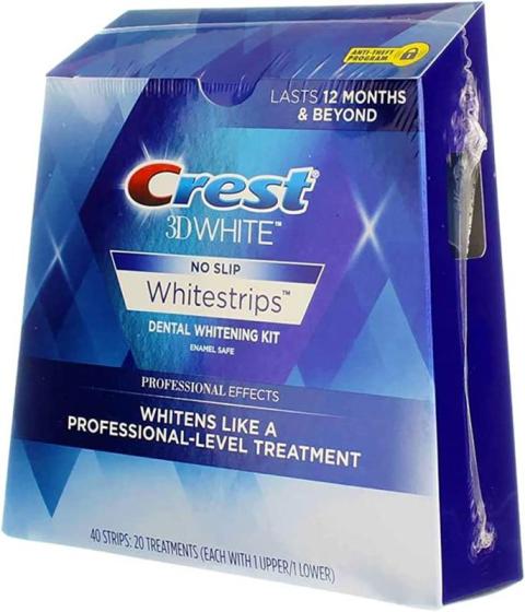 Crest 3D Whitestrips, Professional Effects Plus, Teeth Whitening Strip ...