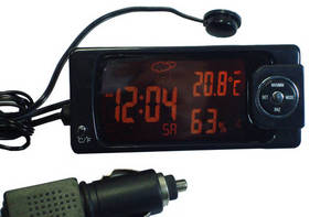 Wholesale velcro tapes: Car Clock with Weather Indication