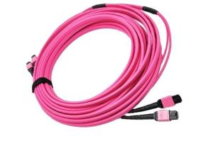 Wholesale pc polarized: 12 Core MM OM4 Fiber Cable Male Female 5M Single 4.0mm 5.0mm 3.0mm Polarity B