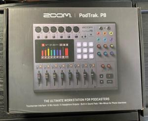 Wholesale Musical Instrument: Zoom PodTrak P8 Portable Multitrack Podcast Recorder Battery Powered