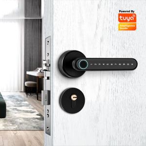 Wholesale door handle: Fingerprint Smart Handle Door Lock YS-021