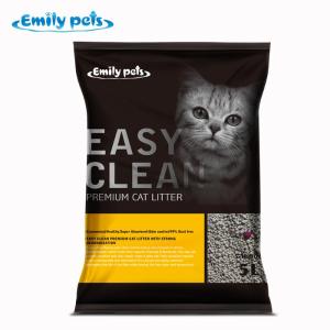 Wholesale cat litter: Quickly Clumping Bentonite Cat Litter All Natural Eco-Friendly Dust Free Cat Litter Odorless Control