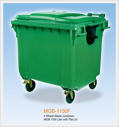 Buy 1100 Litre Big Size Waste Containers Mobile Garbage Bin