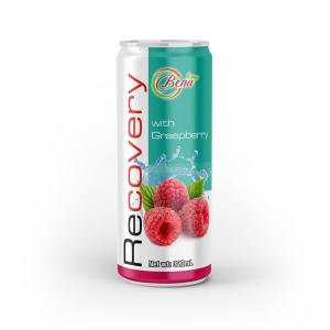 Wholesale healthy drinks: 320ml Canned Healthy Recovery Graspberry Drink From BENA Energy Drink Brand