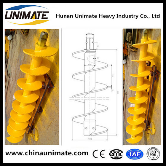 Foundation Drill Use Augers Rotary Drilling Rig Rock Auger Drill CFA ...