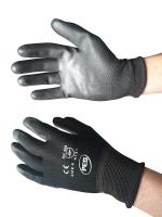 Sell Black Safety Work Glove with PU Palm Coated