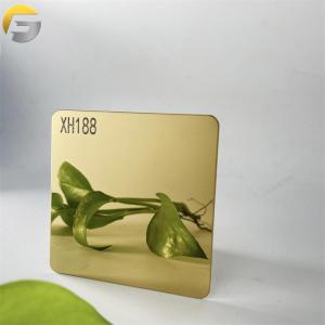 Wholesale Stainless Steel Sheets: Titanium Gold Mirror Polished Stainless Steel Sheet for Home Decorative