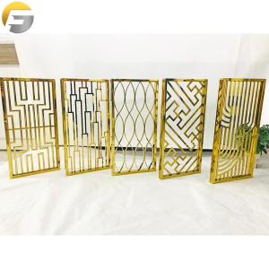 Wholesale room dividers: Stainless Steel Room Partitions Hotel Divider