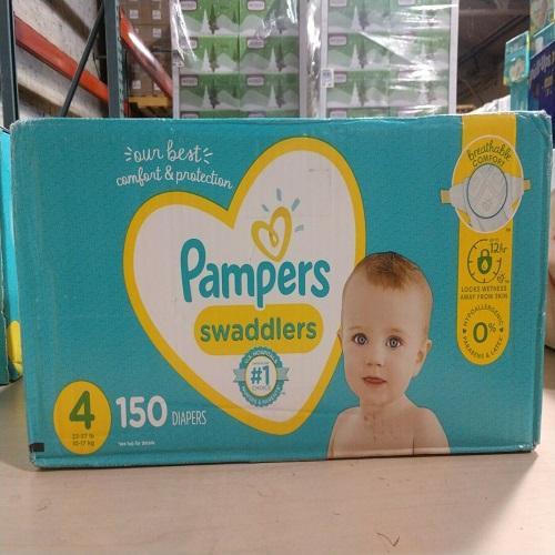 Pampering Swaddlers Baby Diapers, Size 4 - 150 Count(id:11421171). Buy ...