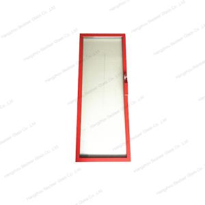 Wholesale clear float tempered glass: Display Aluminum Frame Glass Door for Vertical Coca Cola Fridge
