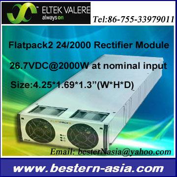 Eltek Valere FLATPACK2 48/2000 Rectifier Module for Telecom(id:5213858