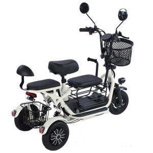 Wholesale home: Electric Tricycle Small Home Pick Up Children Women with Children Folding Lithium Tram for the Elder