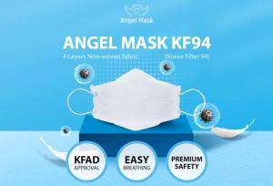 Wholesale ltd.: KF94 GH Angel Mask CE FFP2 Certificate with Large Size.