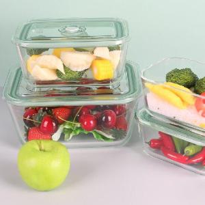 Wholesale silicone cover: BPA Free Meal Prep Containers Food Storage with Airtight Glass Good Storage with Lids