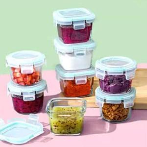 Wholesale storage wears: Bestfull Top Quality High Borosilicate Glass Food Storage Round Baby Food Container
