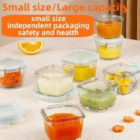 Bestfull Top Quality High Borosilicate Glass Food Storage Round Baby Food Container 2