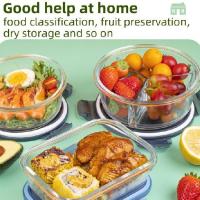 Meal Prep Glass Lunch Box Food Storage Container Kitchen Kitchenware BPA/PVC-Free Venting Fresh 4