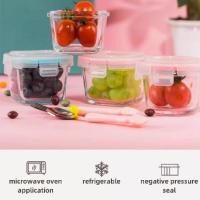 Bestfull Top Quality High Borosilicate Glass Food Storage Round Baby Food Container 6