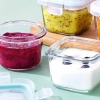 Bestfull Top Quality High Borosilicate Glass Food Storage Round Baby Food Container 7