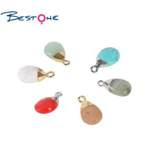 Wholesale wooden beads: Teardrop Shape Pendant Charm for Bracelet