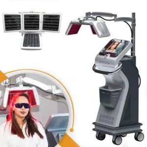 Wholesale medical laser machine: CE Anti Hair Loss Medical Therapy Machine Diode Laser Hair Regrowth Machine 670nm Laser Hair Therapy