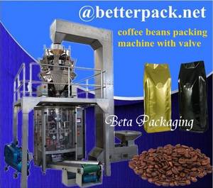 Wholesale Packaging Machinery: Coffee Beans Packaging Machine with Degassing Valve Applicator