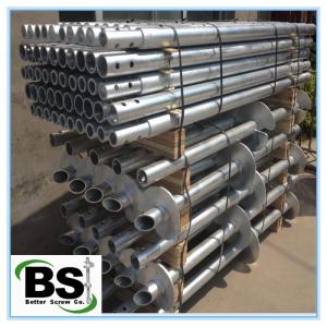 Wholesale galvanized pipe: Support High-tension Round Shaft Helix Screw Anchor