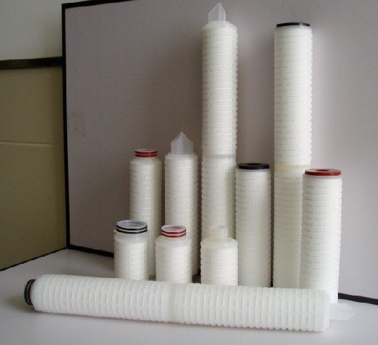 PTFE Membrane Pleated Filter Cartridge In Water Treatment(id:7559464) Product Details - View ...