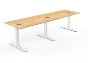 Wholesale Office Desks: Electric Height Adjustable Standing Desk L Shaped Frame